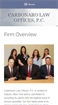 Mobile Screenshot of carbonarolaw.com