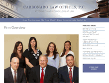 Tablet Screenshot of carbonarolaw.com